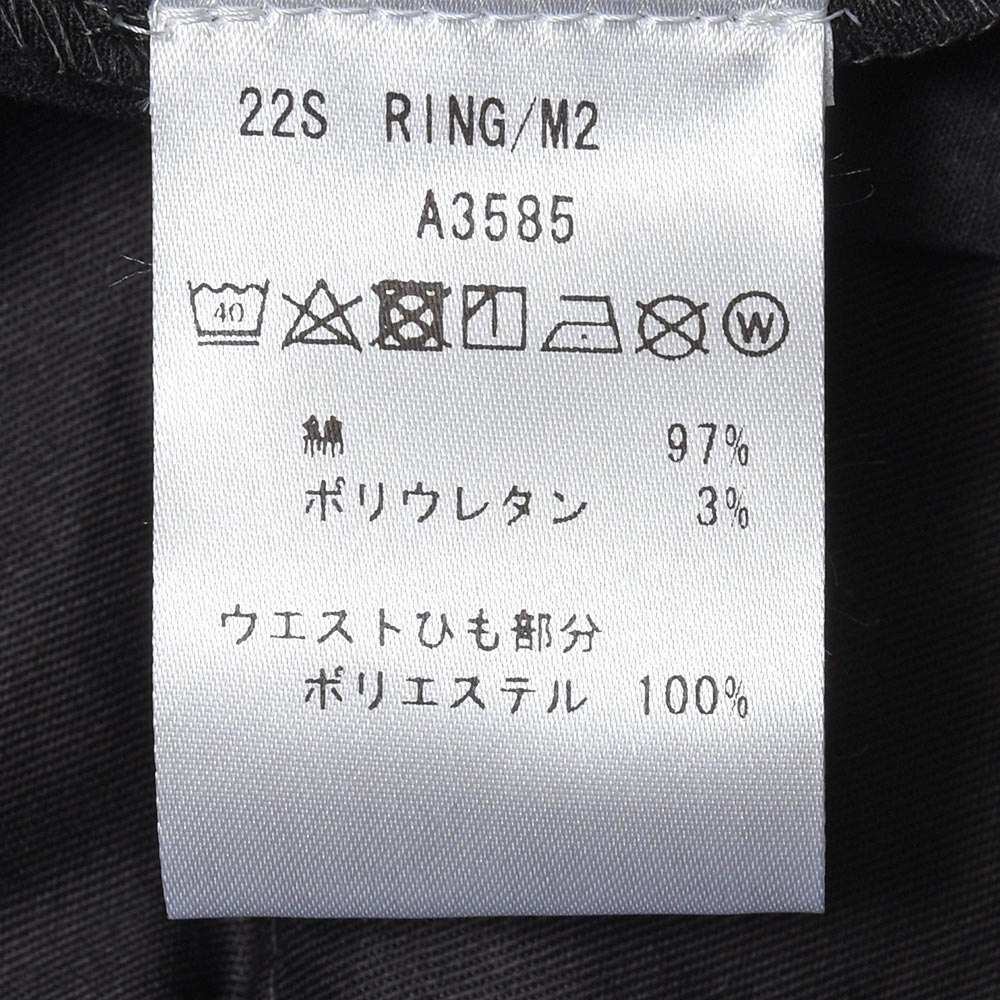 giab's ARCHIVIO ジャブスアルキヴィオ ring別注MASACCIO コットン シアサッカー ストレッチ セットアップ対応 1プリーツ パンツ A3585