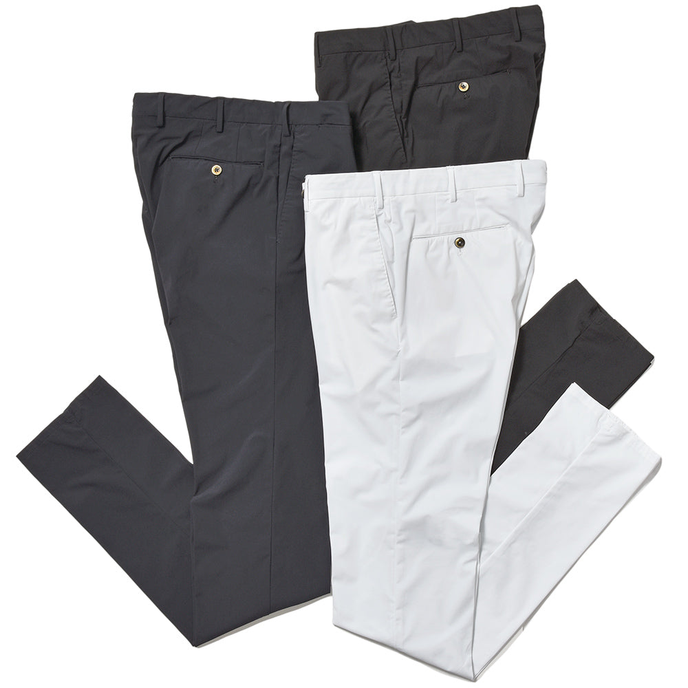 PT TORINO ピーティートリノ ナイロン ストレッチ ガーメントダイ ノープリーツ パンツ SUPERSLIM FIT/CV17
