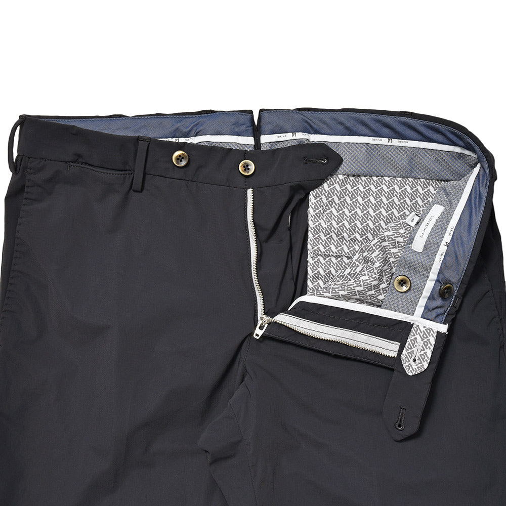 PT TORINO ピーティートリノ ナイロン ストレッチ ガーメントダイ ノープリーツ パンツ SUPERSLIM FIT/CV17
