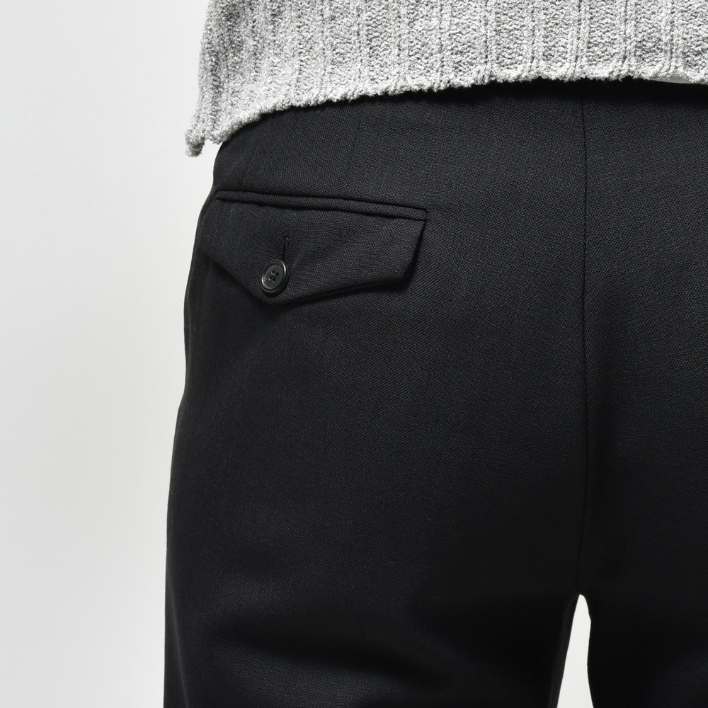 HUSBANDS(ハズバンズ) ウールソリッドストレートパンツ H10 PAJD WOBK