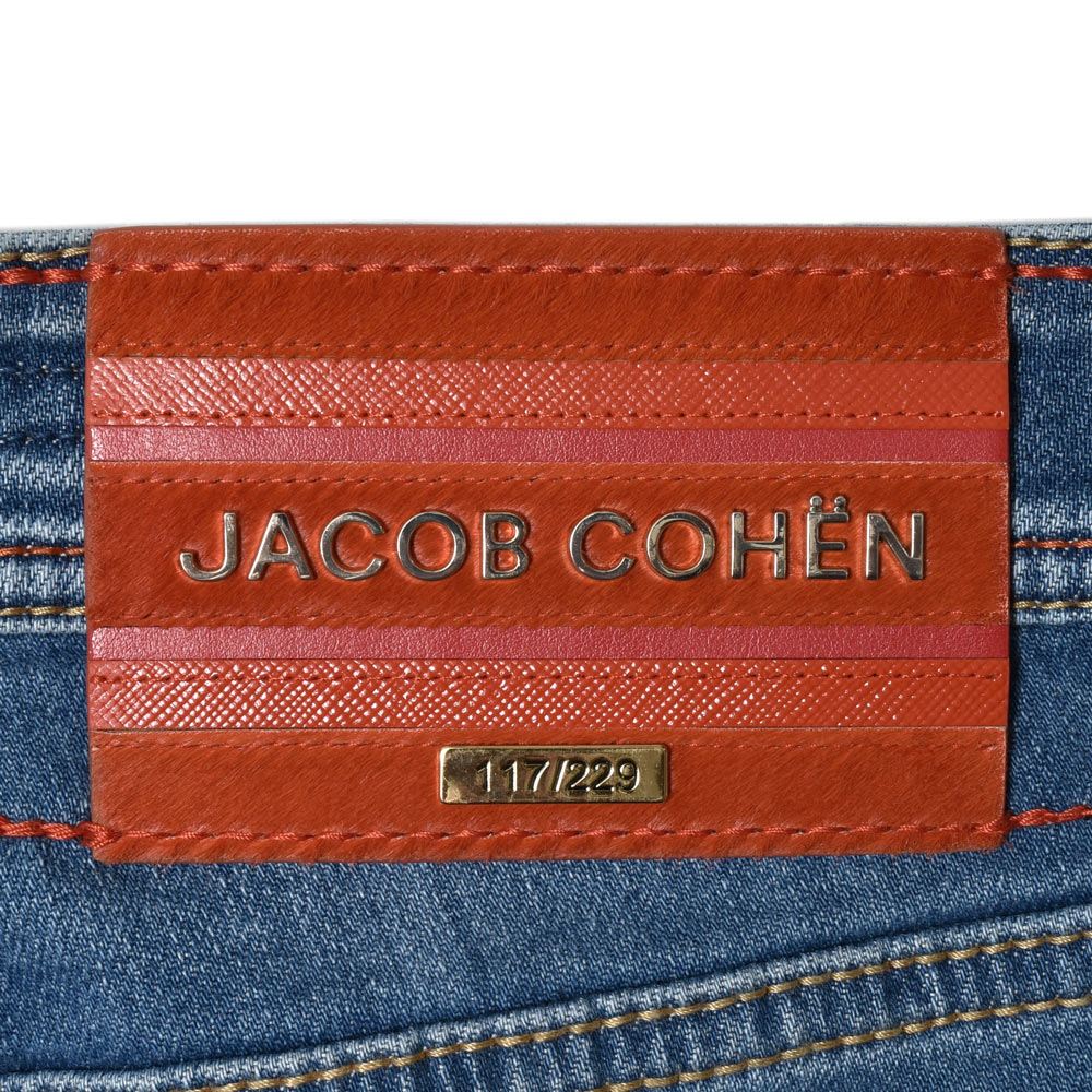 JACOB COHEN(ヤコブコーエン) BARDバード LIMITED EDITION ヴィンテージウォッシュテーパードフィットストレッチセルビッジデニム 12332/S3619/737D