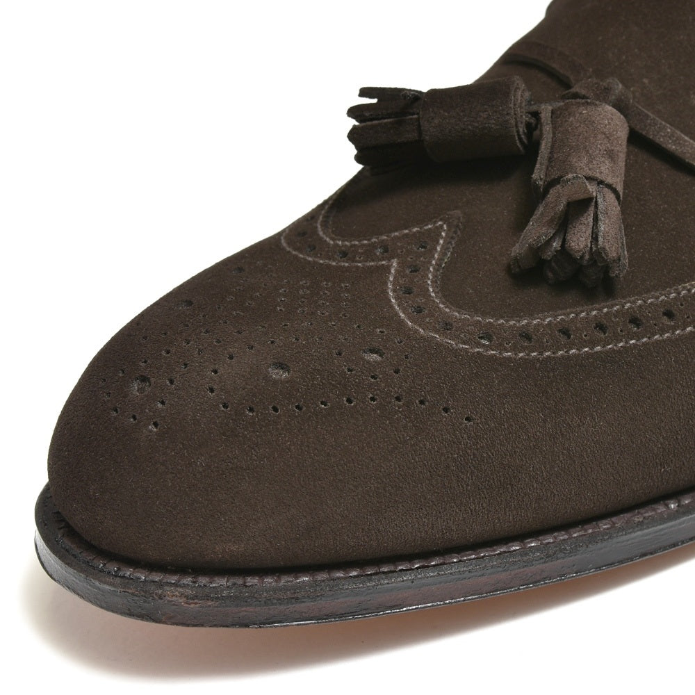 Crockett&Jones(クロケットアンドジョーンズ) LICHFIELD2リッチフィールド2 カーフスエードウィングチップタッセルスリッポン