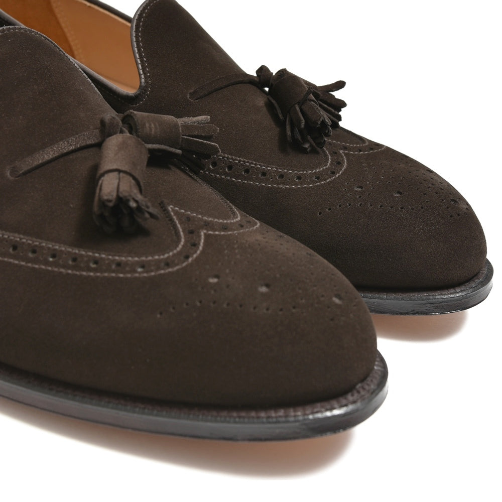 Crockett&Jones(クロケットアンドジョーンズ) LICHFIELD2リッチフィールド2 カーフスエードウィングチップタッセルスリッポン