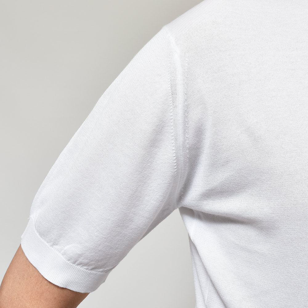 JOHN SMEDLEY ジョンスメドレー BELDEN シーアイランドコットン 30ゲージ クルーネック ニット STANDERD FIT