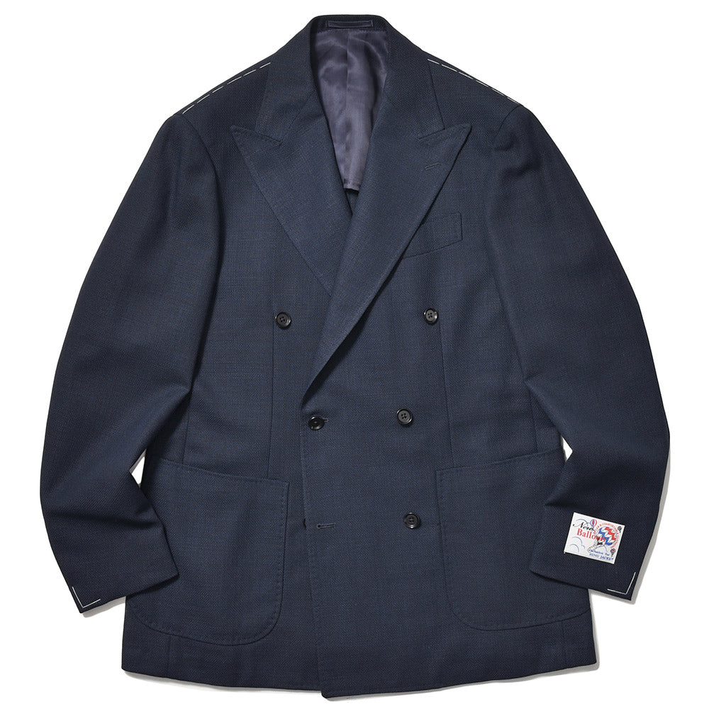 RING JACKET リングヂャケット Balloon バルーン ウール ホップサック ダブル6Bジャケット NO-304F