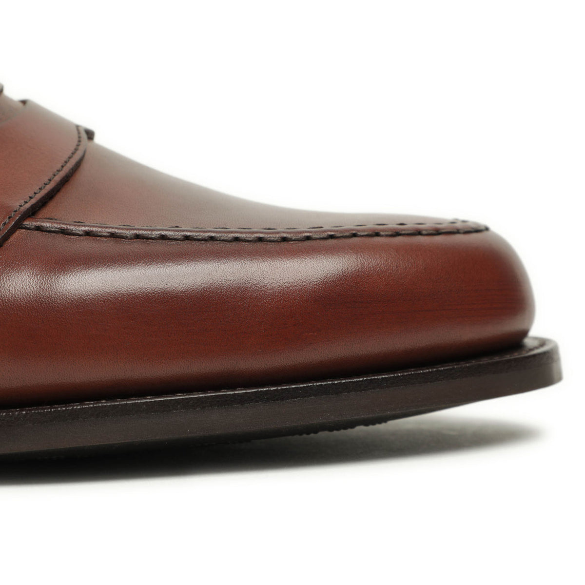 クロケット&ジョーンズ / コイン ローファー スリッポン / BOSTON / 314E / BURNISHED CALF / チェスナット