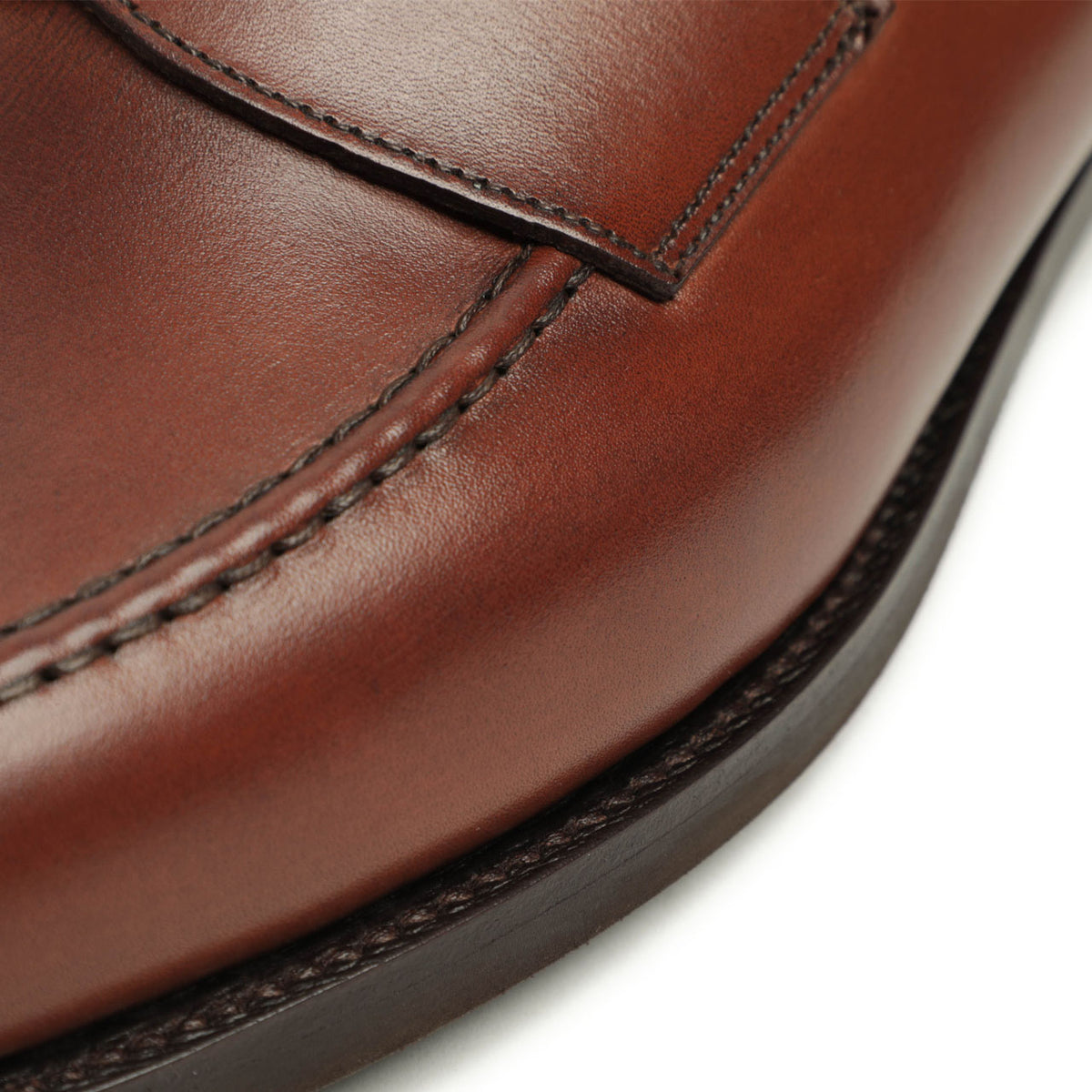 クロケット&ジョーンズ / コイン ローファー スリッポン / BOSTON / 314E / BURNISHED CALF / チェスナット