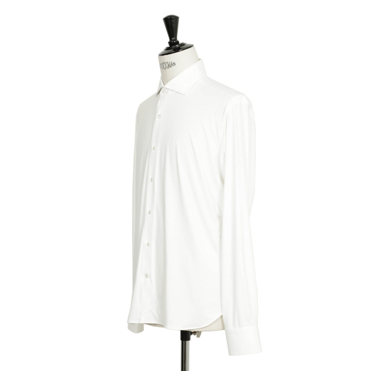 オリアン / ナイロン ストレッチ セミワイドカラー シャツ / ホームケア可能 / Functional Garment / ホワイト
