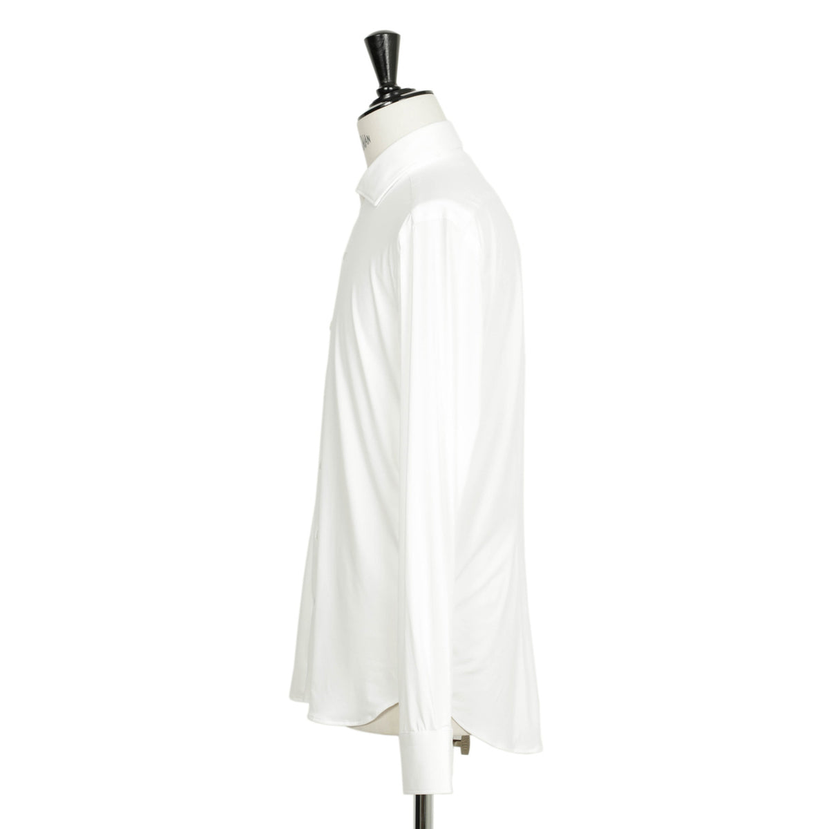 オリアン / ナイロン ストレッチ セミワイドカラー シャツ / ホームケア可能 / Functional Garment / ホワイト