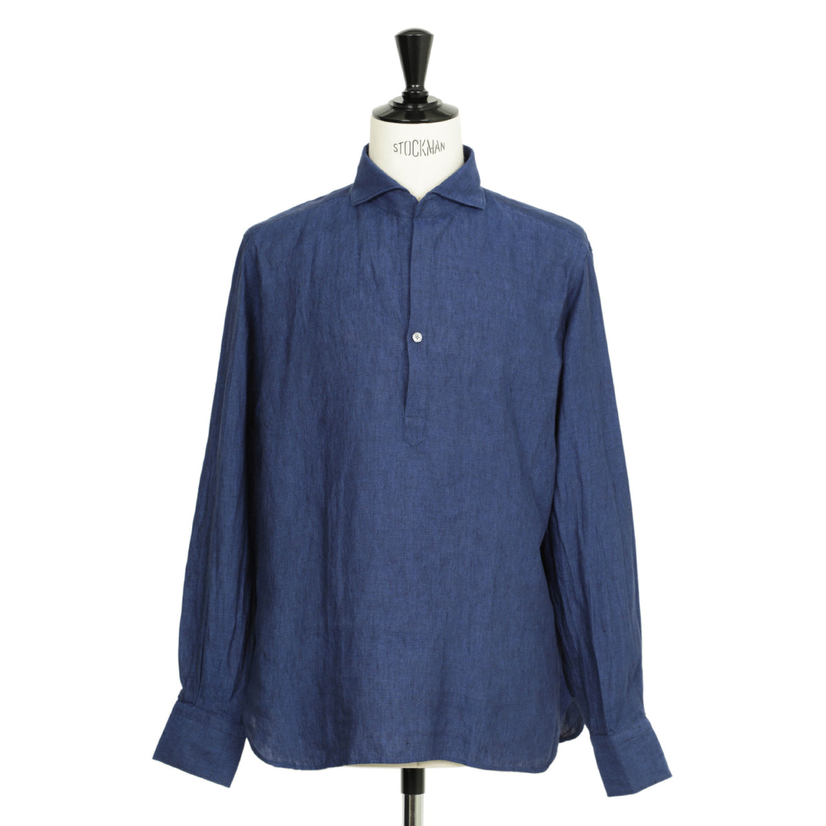 オリアン / リネン プルオーバー ワイドカラー カプリシャツ / Vintage / SLIM FIT / KH30 / 02U441 / ブルー
