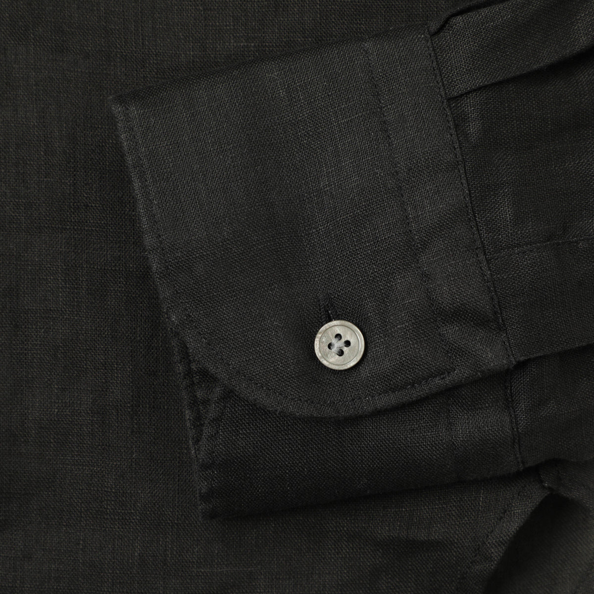 オリアン / リネン プルオーバー ワイドカラー カプリシャツ / Vintage / SLIM FIT / KH30 / 02U441 / ブラック