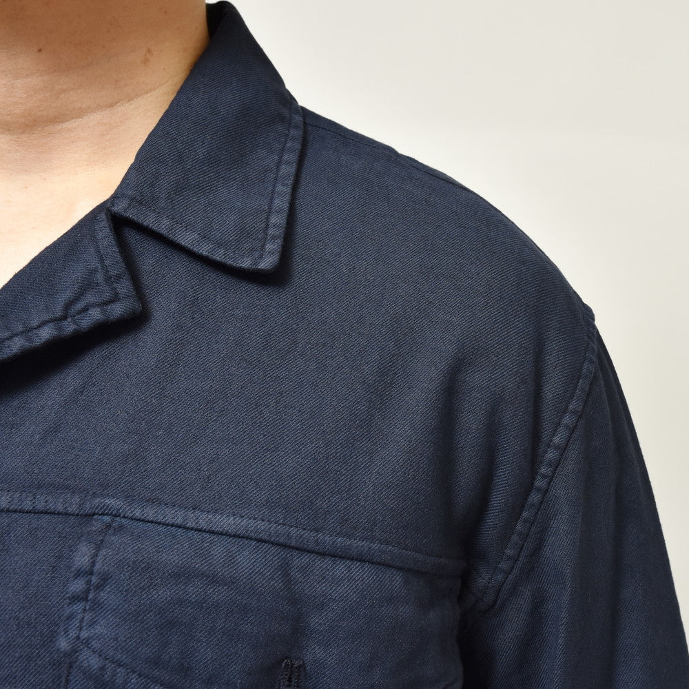 BAGUTTA(バグッタ) ストレッチリネンコットンギャバジンCPOシャツ LIAM LT/12876