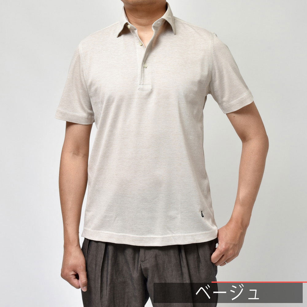 GUY ROVER(ギ ローバー) guji/ring別注ウォッシュドコットン鹿の子S/Sポロ 3650PC235-541500