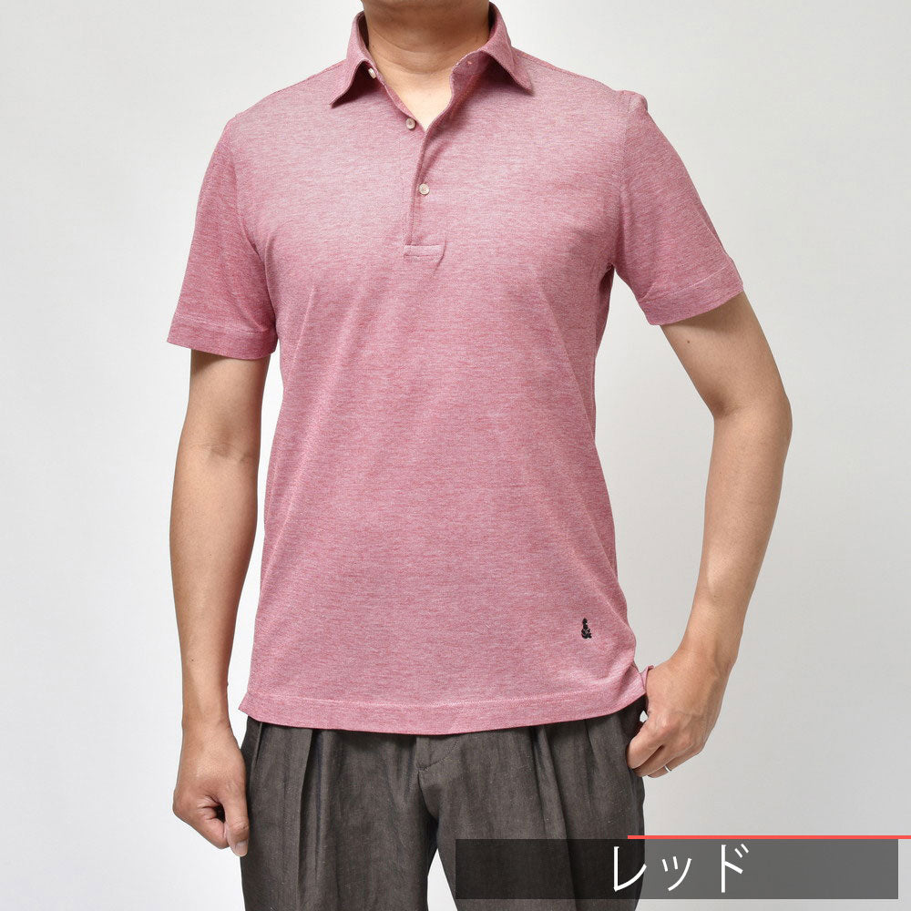 GUY ROVER(ギ ローバー) guji/ring別注ウォッシュドコットン鹿の子S/Sポロ 3650PC235-541500
