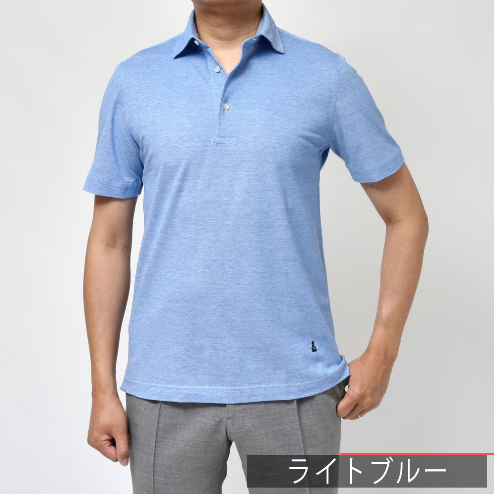 GUY ROVER(ギ ローバー) guji/ring別注ウォッシュドコットン鹿の子S/Sポロ 3650PC235-541500