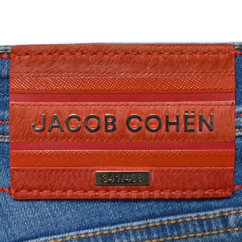 JACOB COHEN(ヤコブコーエン) NICKニック LIMITED EDITION ヴィンテージウォッシュテーパードフィットストレッチセルビッジデニム 226-12338