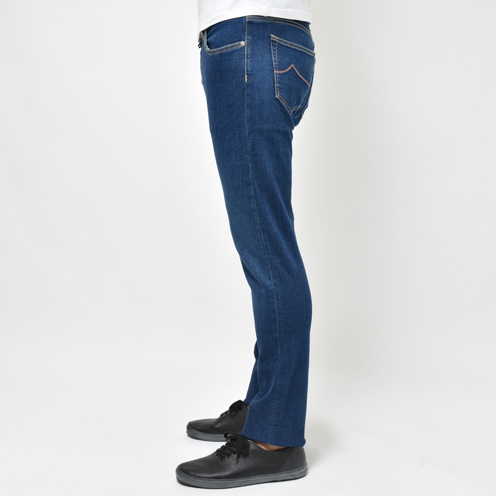 JACOB COHEN(ヤコブコーエン) NICKニック LIMITED EDITION ウォッシュテーパードフィットストレッチセルビッジデニム 226-12337