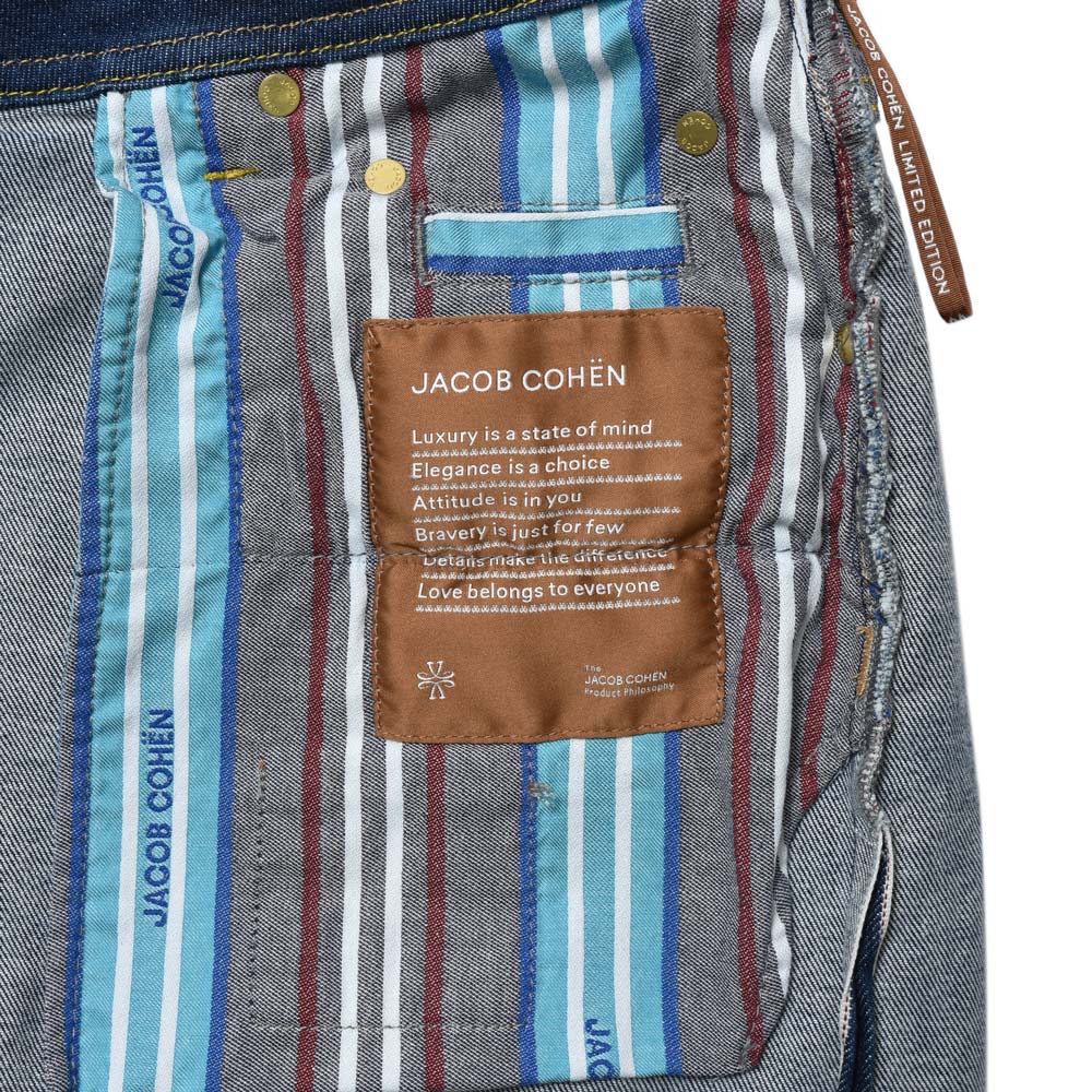 JACOB COHEN(ヤコブコーエン) NICKニック LIMITED EDITION ウォッシュテーパードフィットストレッチセルビッジデニム 226-12337