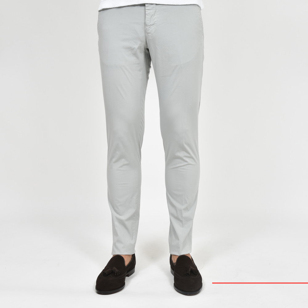 INCOTEX SLACKS(インコテックス スラックス) SLIM FIT ガーメントダイコットンストレッチポプリンテーパードパンツ 17S100-90890/11562
