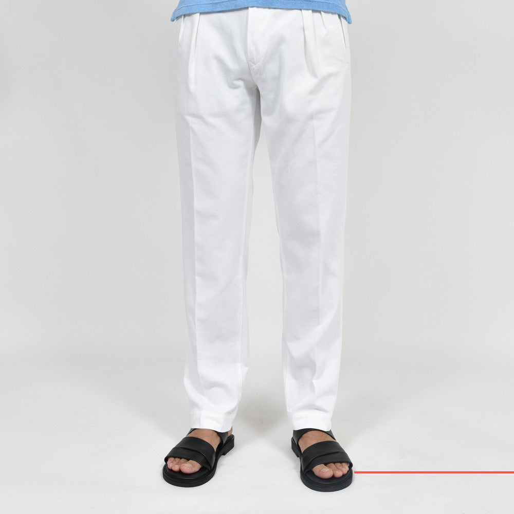 INCOTEX SLACKS(インコテックス スラックス) REGULAR FIT コットンギャバジン2インプリーツサイドアジャスターテーパードパンツ 10S193-60606/11505