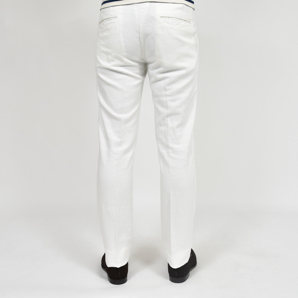 INCOTEX SLACKS(インコテックス スラックス) SLIM FIT ガーメントダイストレッチコットンリネンキャンバステーパードパンツ 17S100-90809/11515