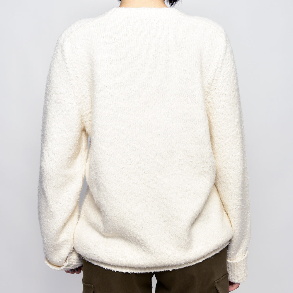 Maison Margiela(メゾン マルジェラ)<BR>SI0GP0001 パイルセーター オフホワイト