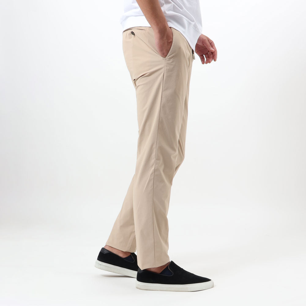 ピーティートリノ / 【パーツ変更モデル】ストレッチナイロン ノープリーツ リラックスパンツ/SLIM FIT/CV17