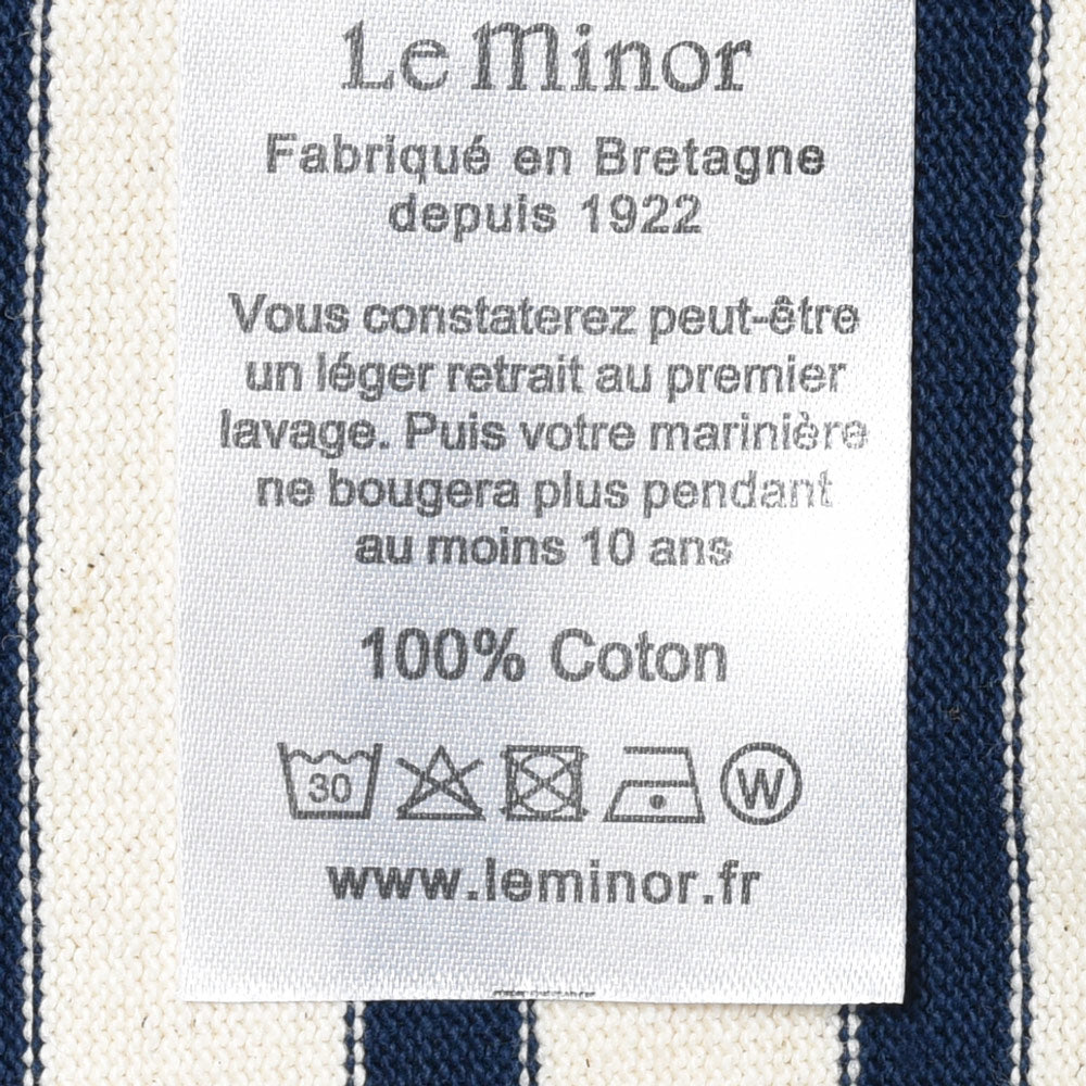 Le Minor(ル ミノア) コットンボーダーL/Sクルーネックカットソー 61161H/D5