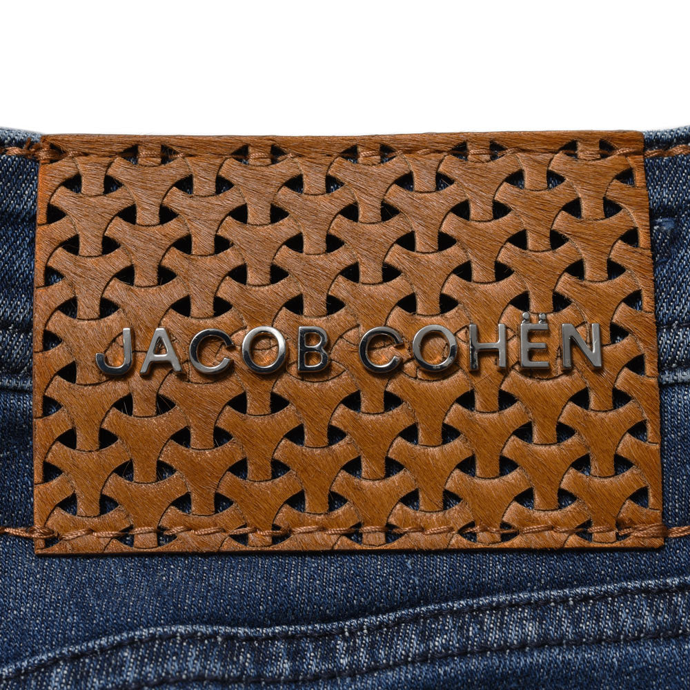 JACOB COHEN(ヤコブコーエン) BARDバード PREMIUM EDITION ウォッシュドコットンリネンポリストレッチテーパードフィットデニム 226-12148