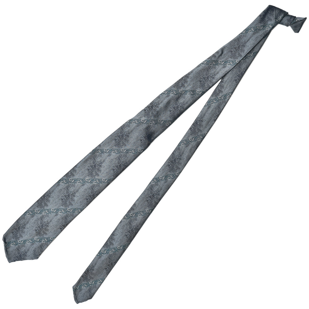 TIE YOUR TIE(タイ ユア タイ) シルクジャガードペイズリーストライプセッテピエゲタイ 14939