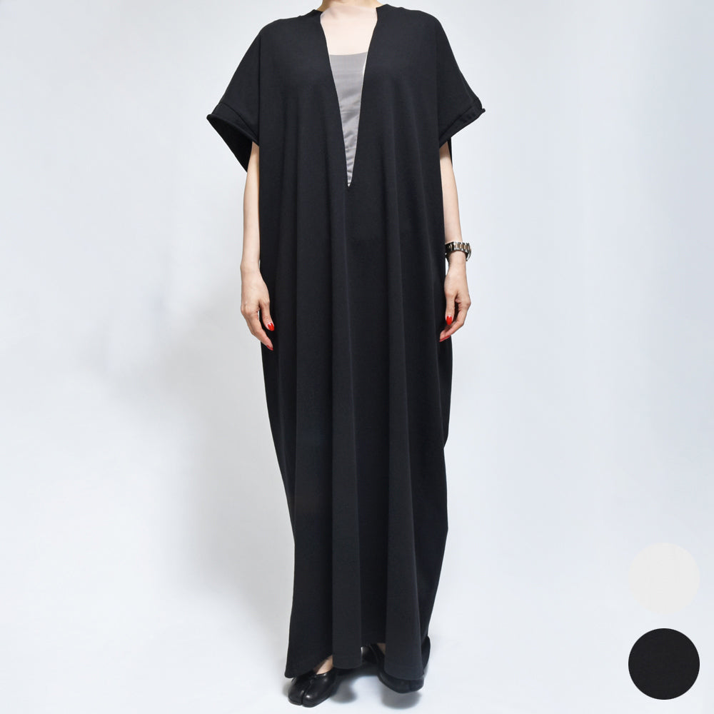 MM6 MAISON MARGIELA(エムエム6 メゾン マルジェラ)<BR>S62DG0024 Vネック ロングワンピース