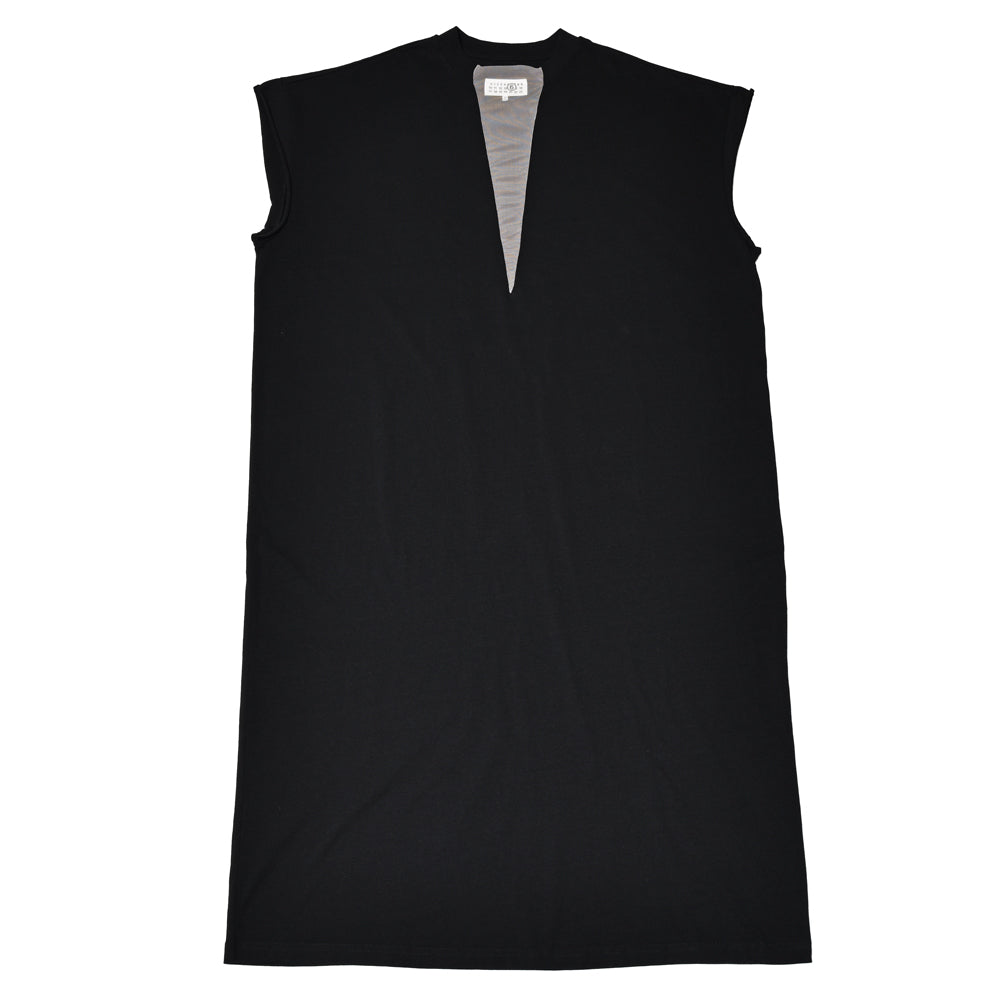 MM6 MAISON MARGIELA(エムエム6 メゾン マルジェラ)<BR>S62DG0024 Vネック ロングワンピース