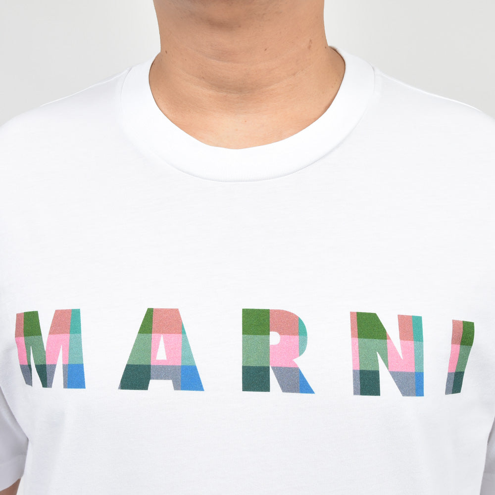 MARNI(マルニ) コットンジャージークルーネックロゴS/Sカットソー HUMU0198PTUSCW61