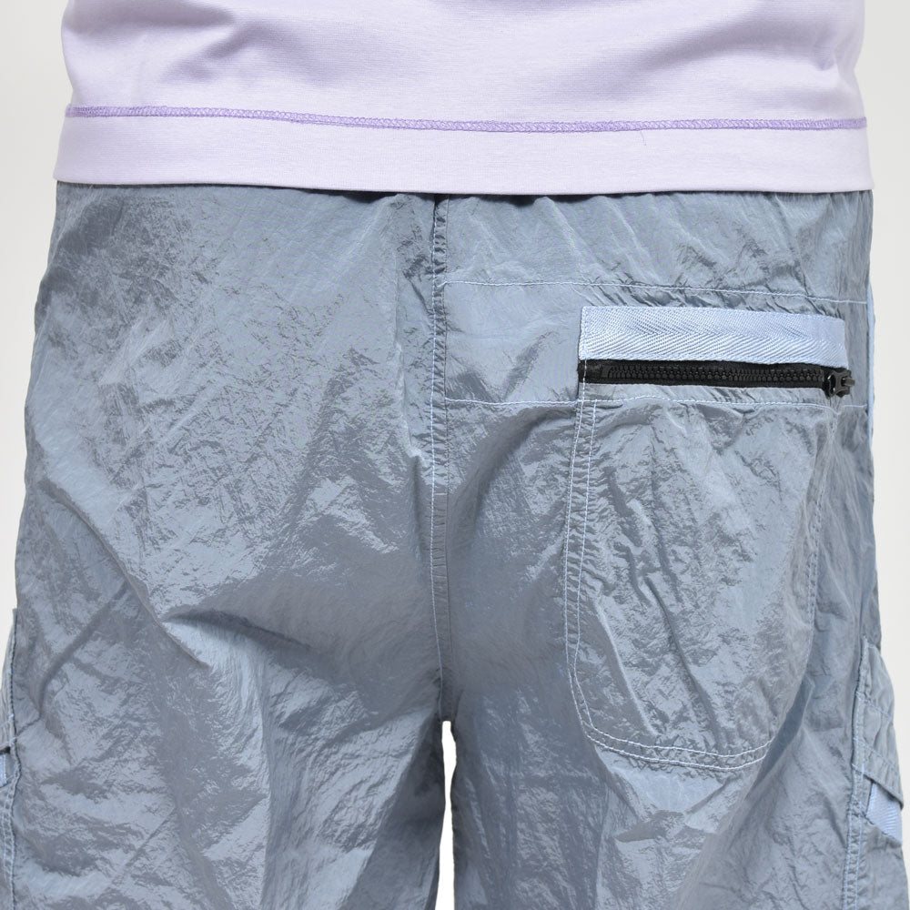 STONE ISLAND(ストーンアイランド) ガーメントダイナイロンメタルシャーリングカーゴショーツ 80-15L-17-19