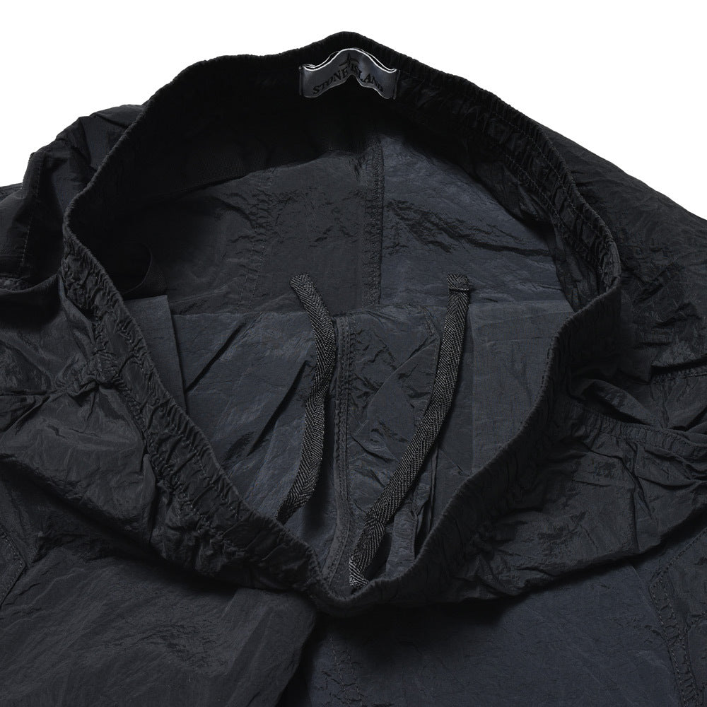 STONE ISLAND(ストーンアイランド) ガーメントダイナイロンメタルシャーリングカーゴショーツ 80-15L-17-19