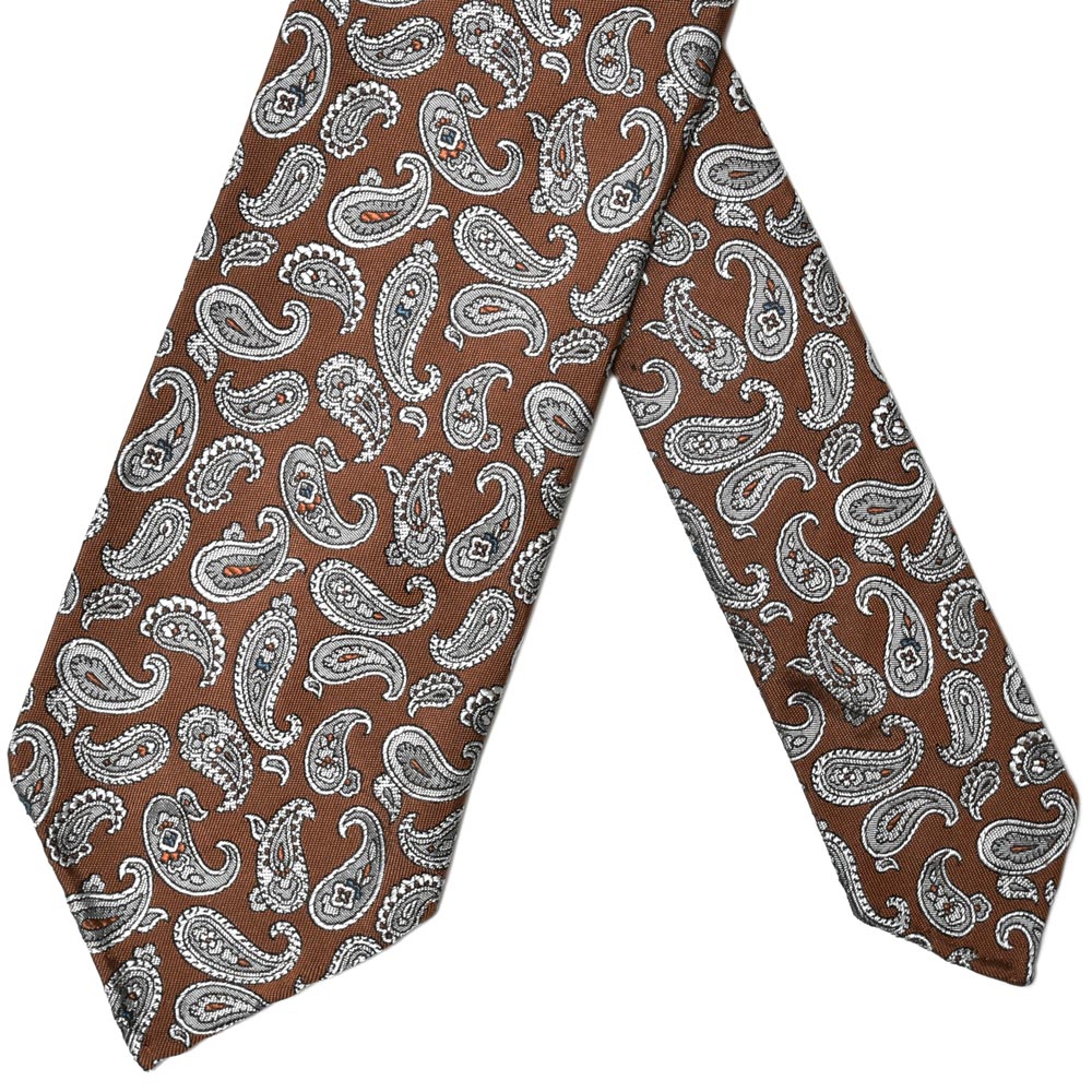 TIE YOUR TIE(タイ ユア タイ) シルクジャガードペイズリーセッテピエゲタイ 14921