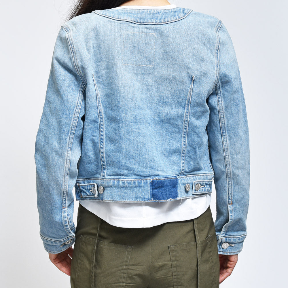 MOTHER(マザー)<BR>30581-259 THE PICKY ノーカラーデニムジャケット
