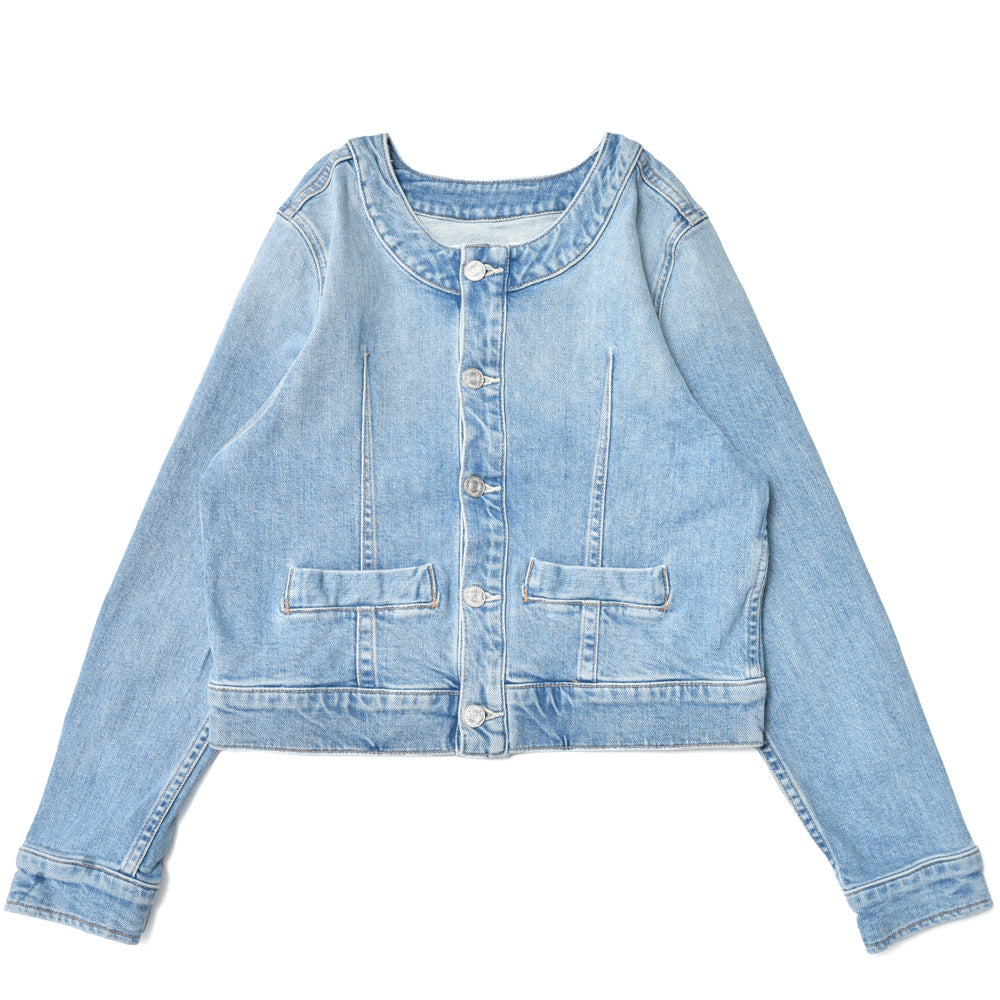 MOTHER(マザー)<BR>30581-259 THE PICKY ノーカラーデニムジャケット