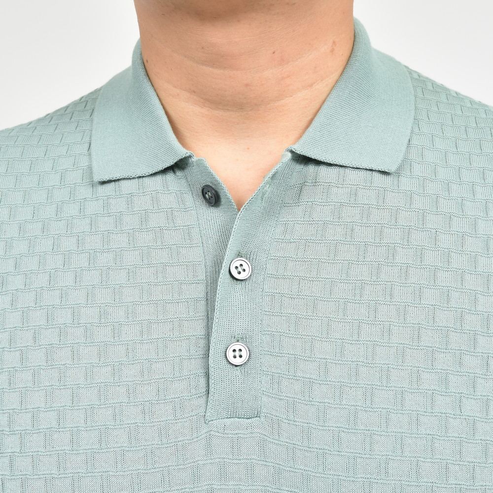 ZANONE(ザノーネ) ハイゲージクレープコットンジャガードS/Sニットポロ POLO MC/SLIM FIT/813184/ZM353/16400