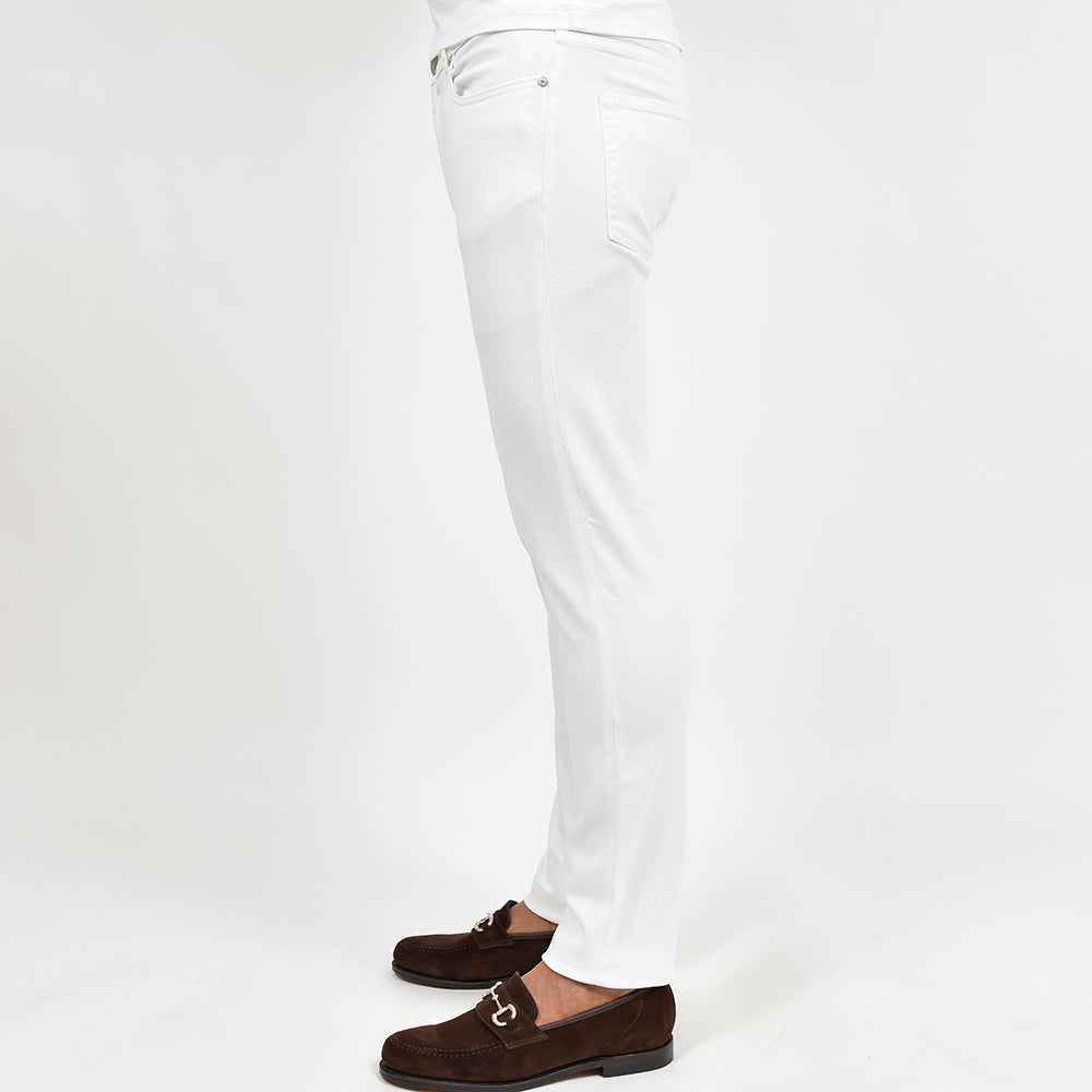 PT TORINO DENIM ピーティートリノデニム コットン ストレッチ ウォッシュド ホワイトデニムパンツ ROCK/SKINNY FIT/OA14