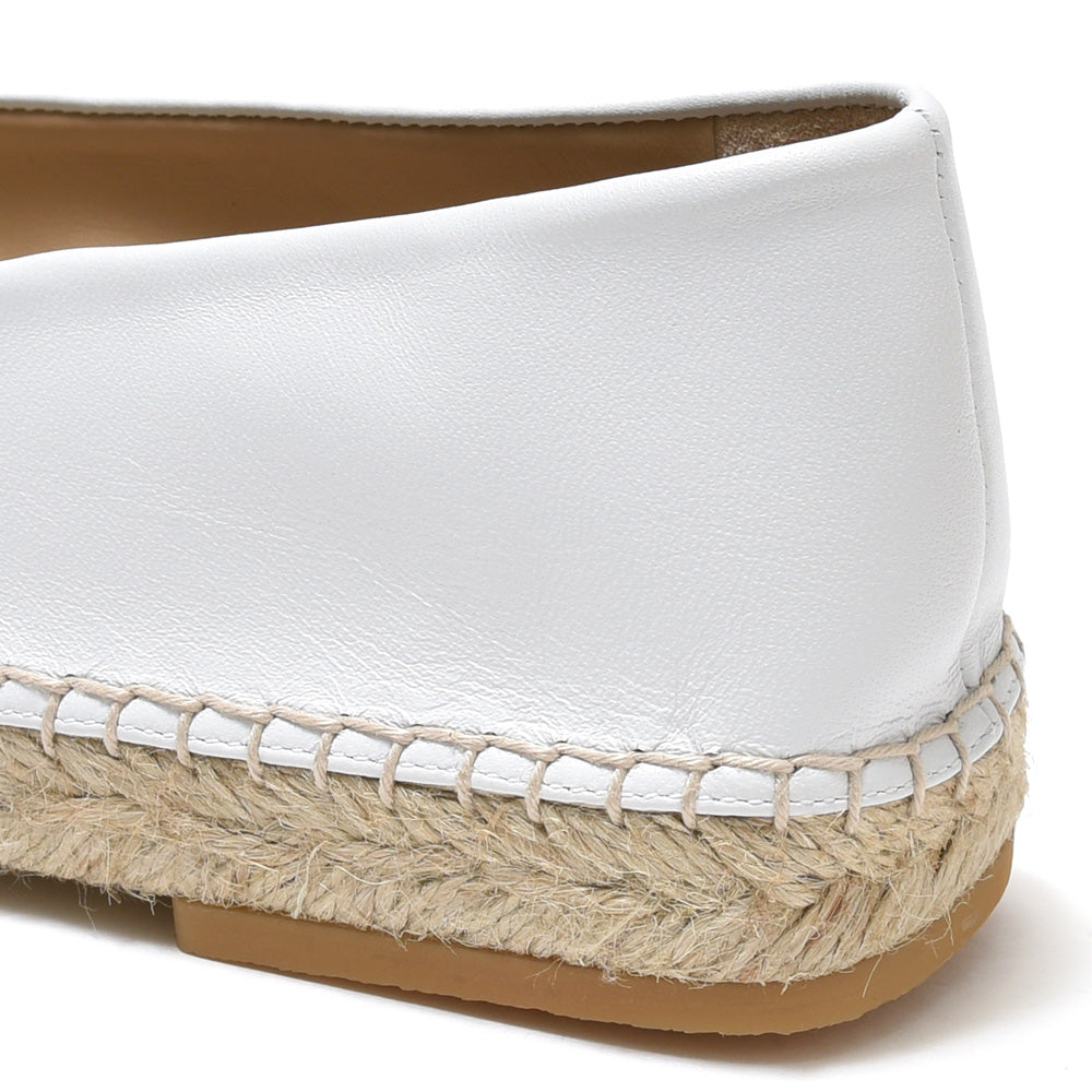 Sergio Rossi(セルジオ ロッシ)<BR>SR1 ESPADRILLAS ナッパレザー バレエシューズ