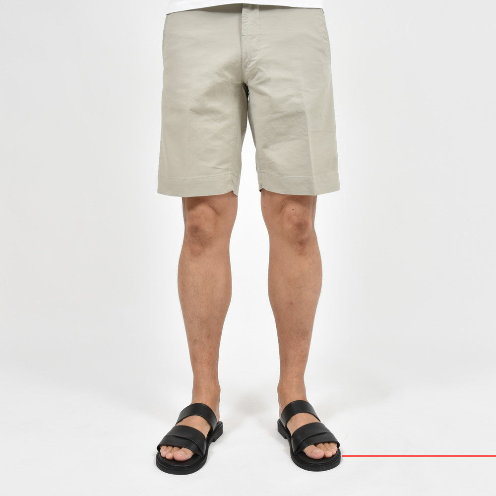 INCOTEX SLACKS(インコテックス スラックス) REGULAR FIT ガーメントダイストレッチコットンサマーサテンショーツ 15S206-90871/12512