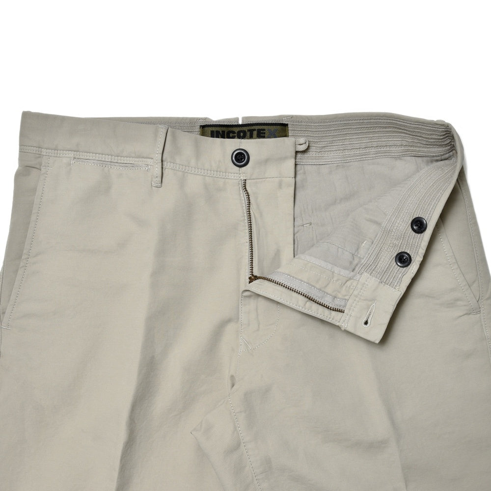 INCOTEX SLACKS(インコテックス スラックス) REGULAR FIT ガーメントダイストレッチコットンサマーサテンショーツ 15S206-90871/12512