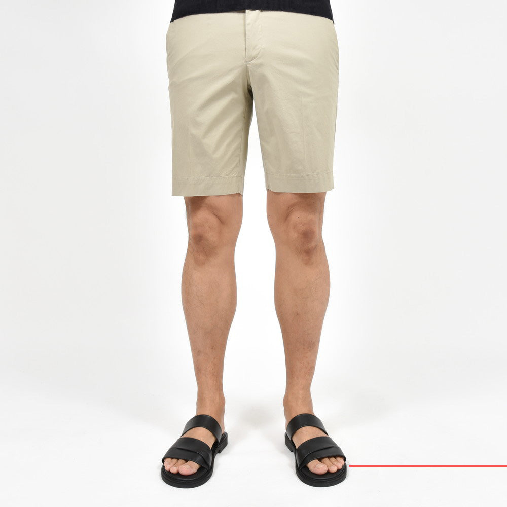 INCOTEX(インコテックス) SLIM FIT ガーメントダイストレッチコットンサマーポプリンテーパードショーツ 1W0192-9208A/12515
