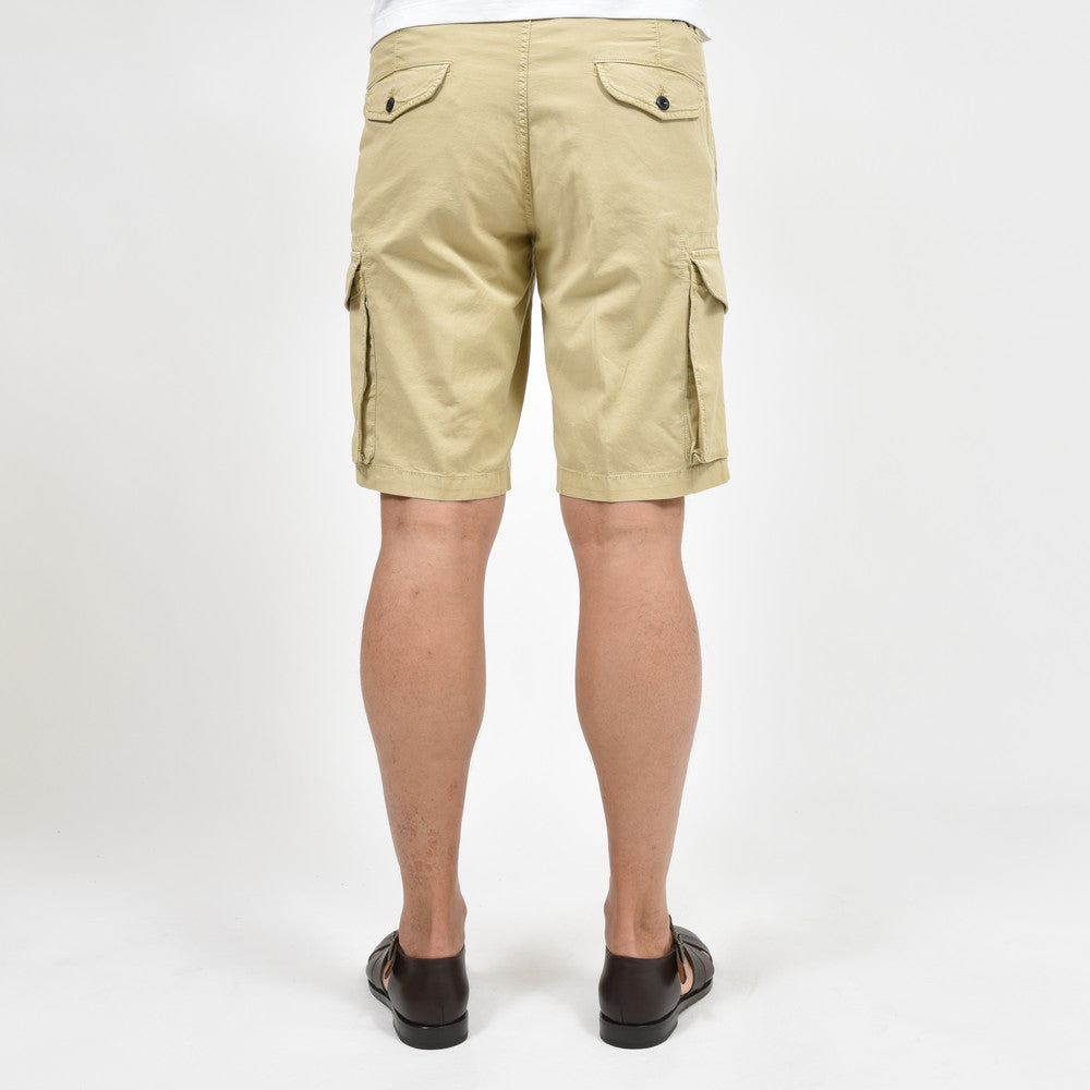 INCOTEX SLACKS(インコテックス スラックス) REGULAR FIT ガーメントダイストレッチコットンリップストップカーゴショーツ 10S216-90912/12501