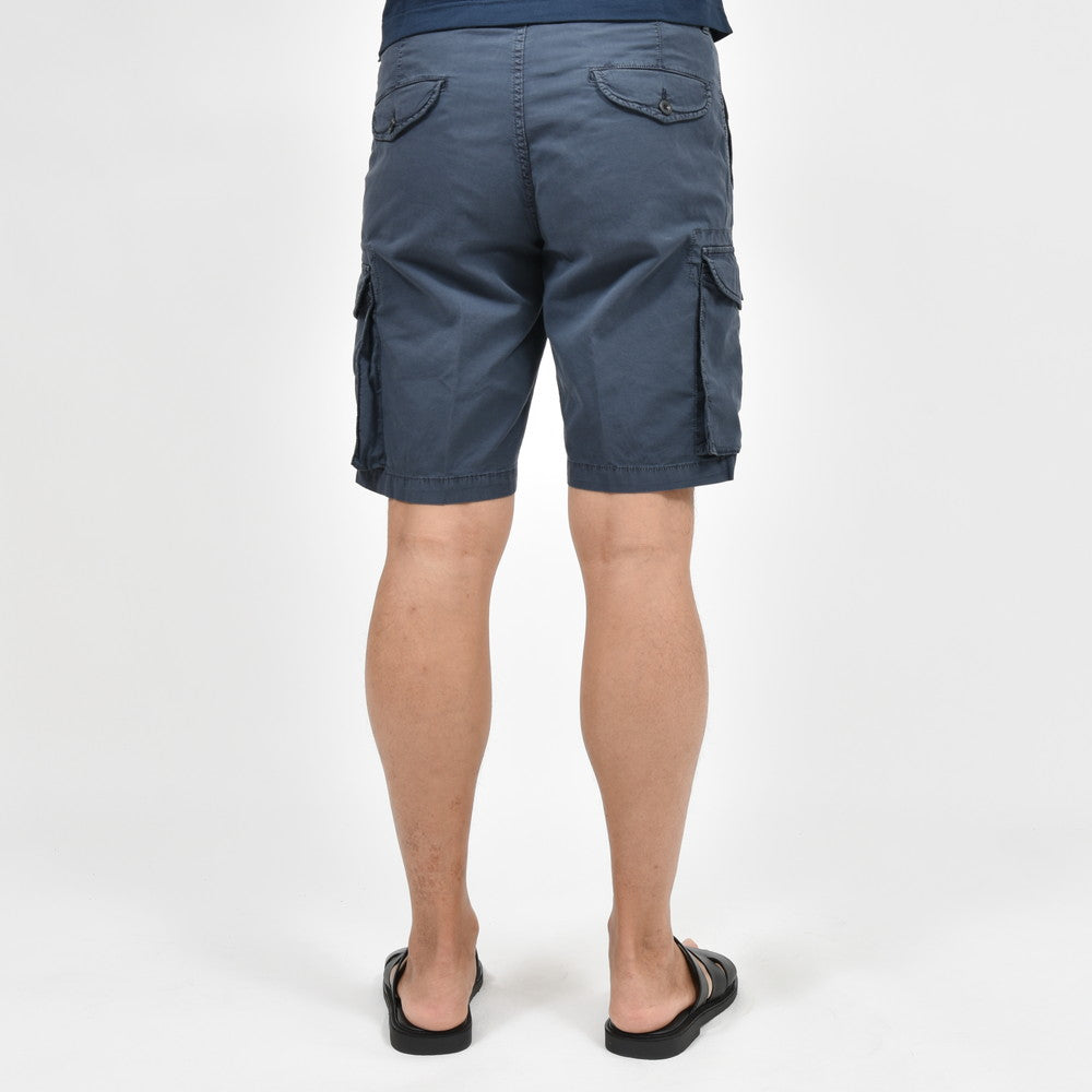 INCOTEX SLACKS(インコテックス スラックス) REGULAR FIT ガーメントダイストレッチコットンリップストップカーゴショーツ 10S216-90912/12501
