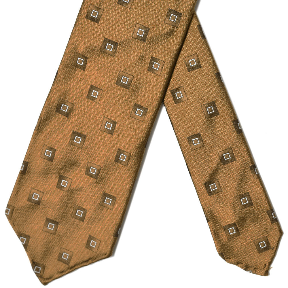 TIE YOUR TIE(タイ ユア タイ) シルクスクエア小紋ジャガードセッテピエゲタイ 17806