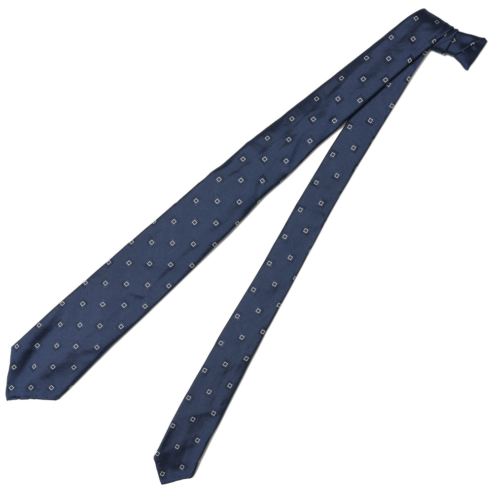 TIE YOUR TIE(タイ ユア タイ) シルクスクエア小紋ジャガードセッテピエゲタイ 17806