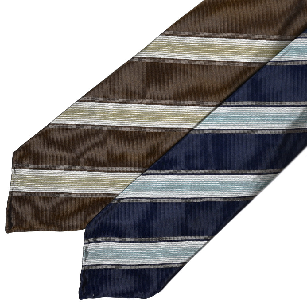 TIE YOUR TIE(タイ ユア タイ) シルクレップストライプセッテピエゲタイ 15879