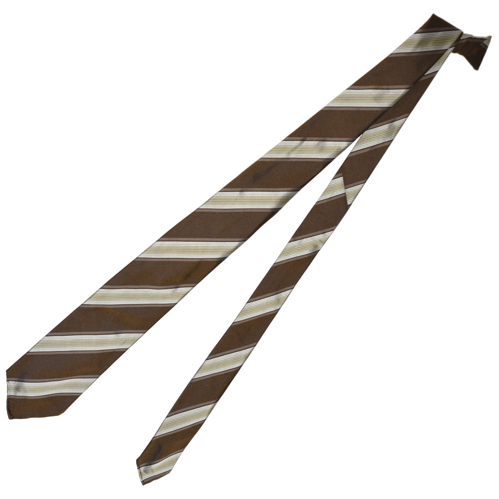 TIE YOUR TIE(タイ ユア タイ) シルクレップストライプセッテピエゲタイ 15879